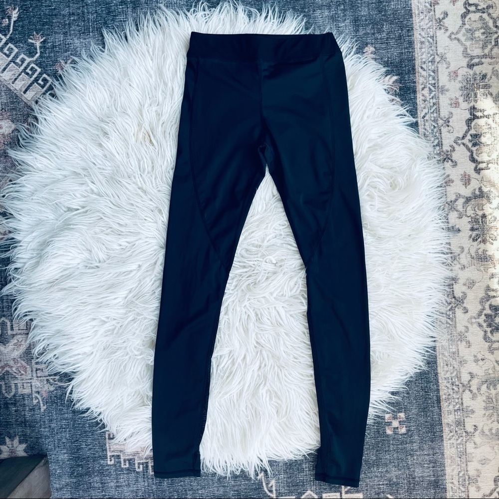 BALERA dance mesh panels full length tights leggings small 7044